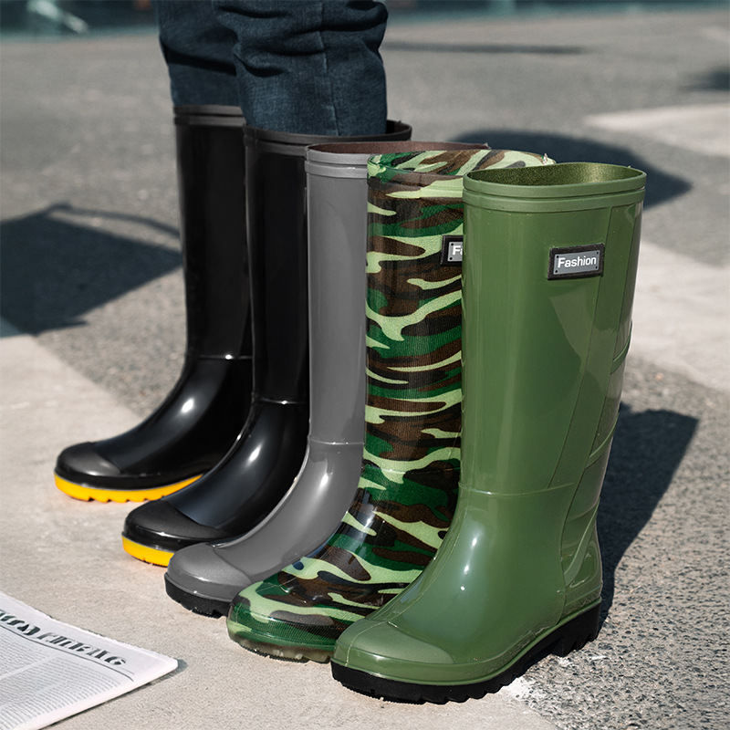 Erkekler Moda Uzun Tüp Yağmur  - Fishing Boots incelemesi ve fiyatı